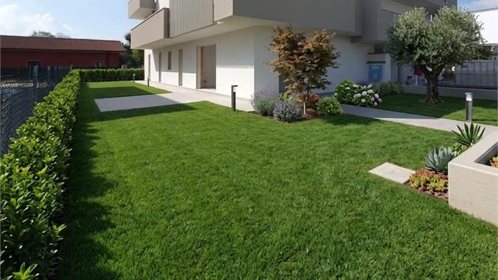 Maserà - Tricamere con giardino