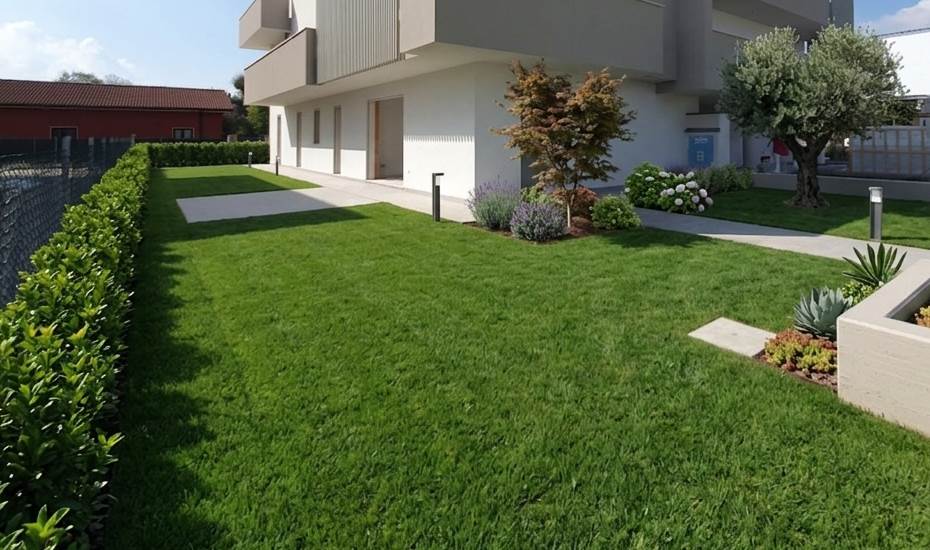 ipotesi di giardino piantumato